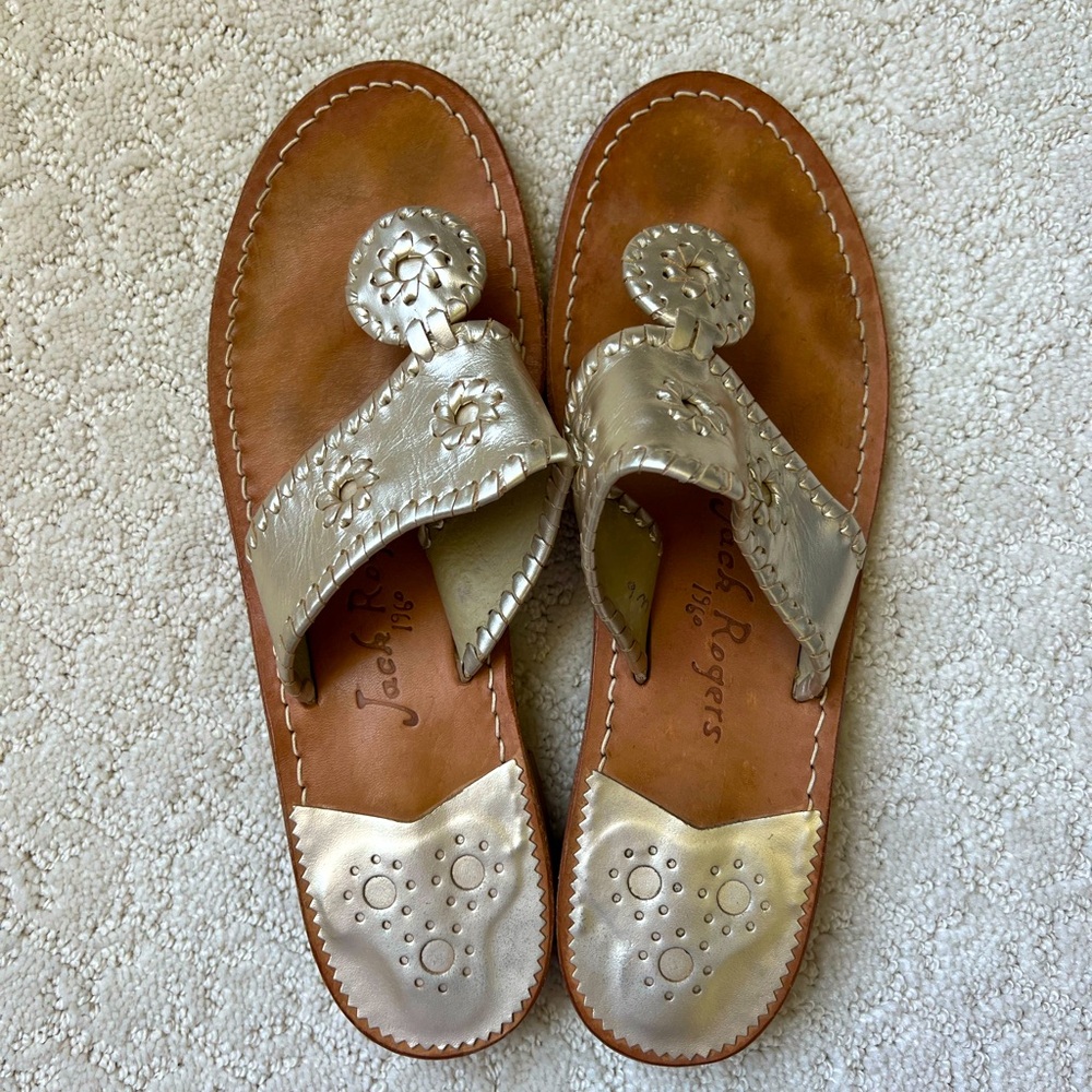 Jack Rogers Women's Metallic Sandals